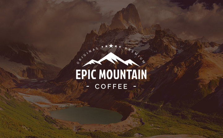 Epic Mountain Coffee. Дизайн упаковки и торговой марки.