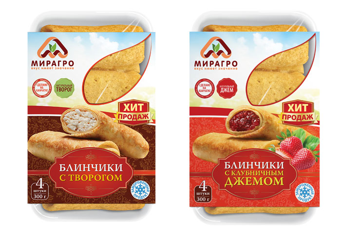 Упаковка блинчиков