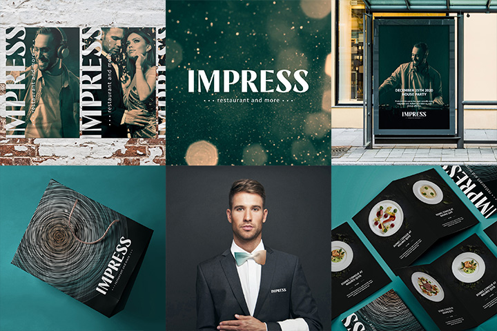 Impress / Разработка визуальной идентичности