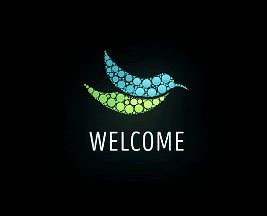 Гиф анимация  WELCOM