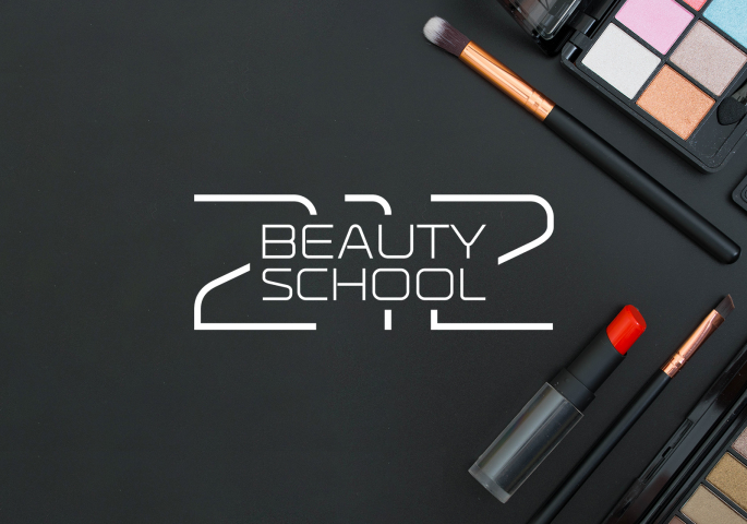 Логотип для студии красоты "Beauty School 212"