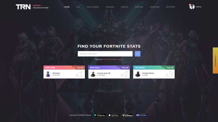 Fortnite tracker