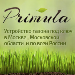 Вёрстка лендинга "Газоны Primula"