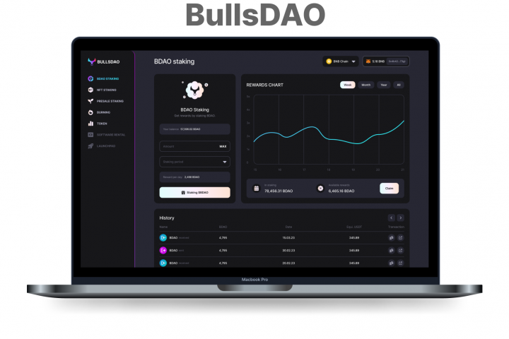 Token Dashboard для стейкинга и сбора статистики