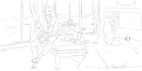 Вид из окна отеля ( утро)