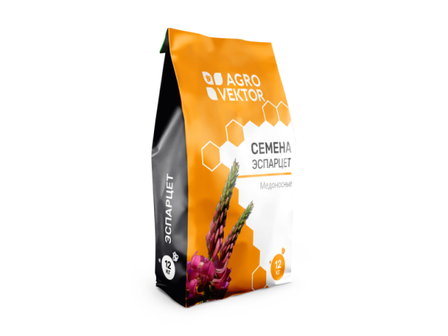 Дизайн мешка медоносных трав для Agro Vector