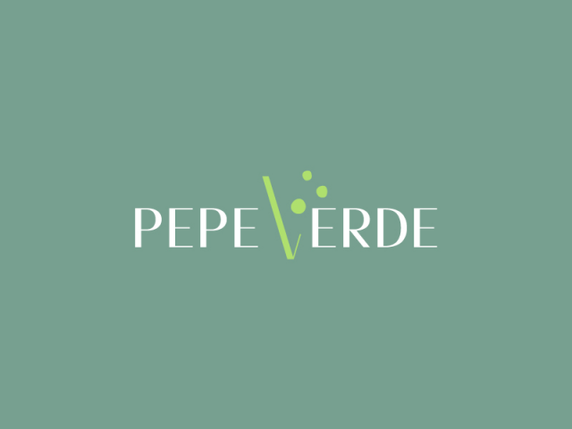 Логотип для ресторана вегетарианской кухни Pepe Verde