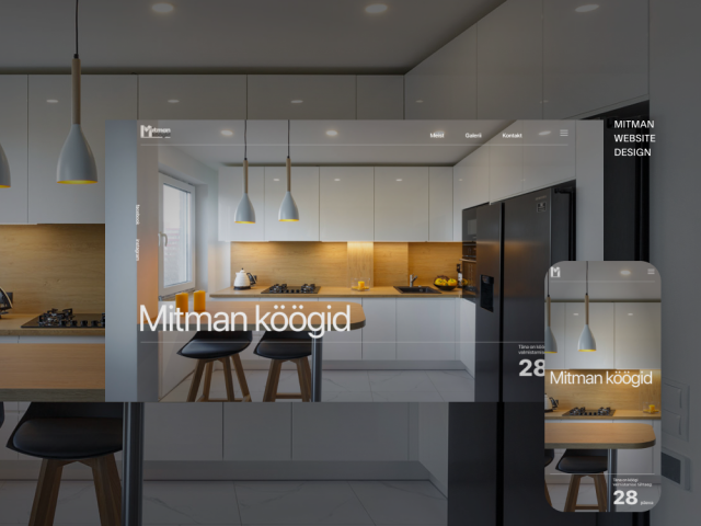 Mitman landing page design
