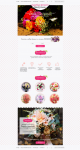 Landing page для свадебного флориста
