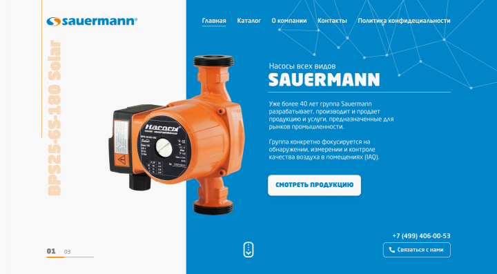 Насосы Sauermann