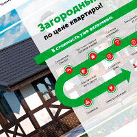 Корпоративный сайт – строительство домов GreenDom