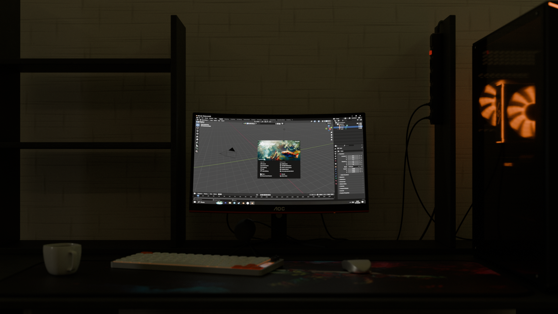 computer desk