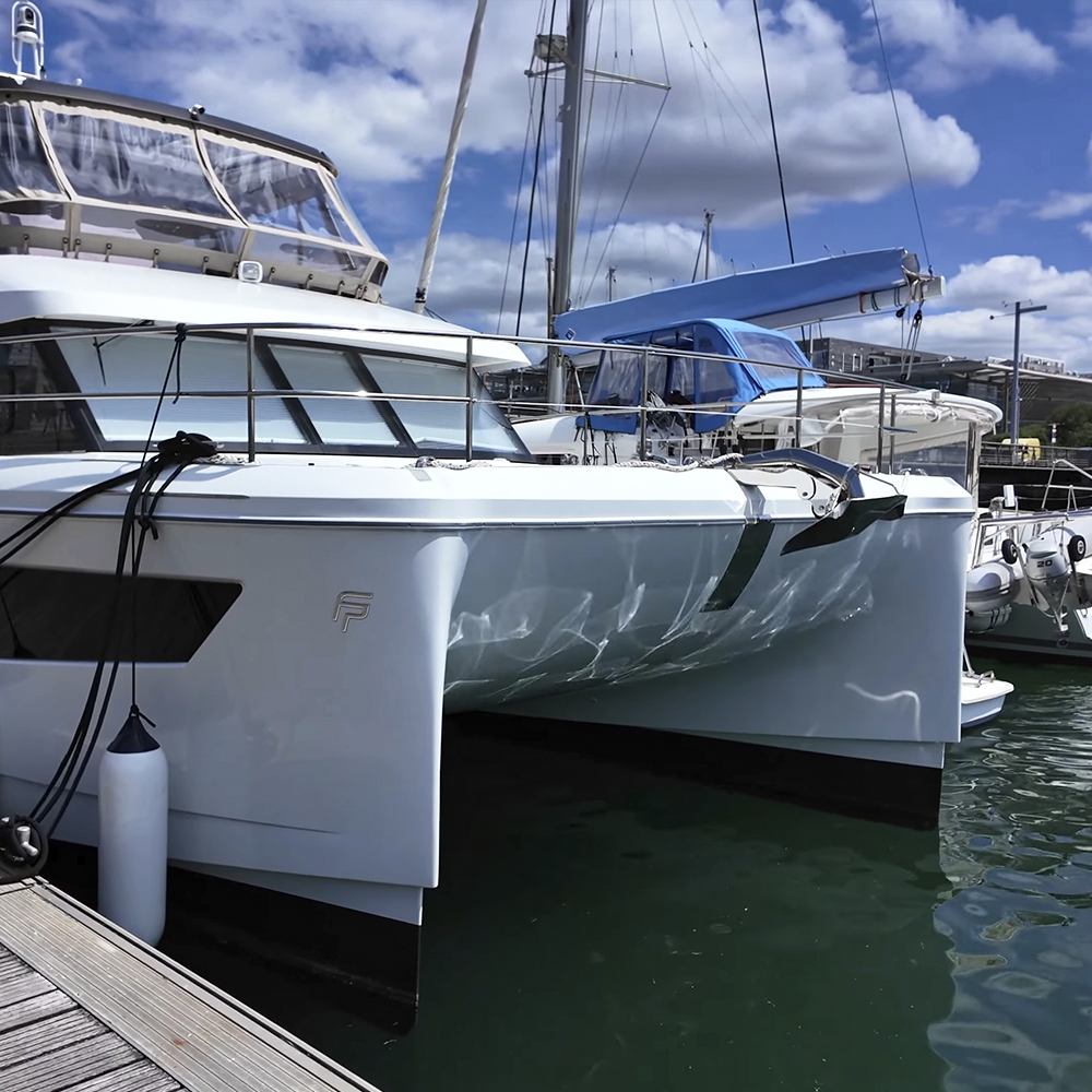 Fountaine Pajot MY6 - синтетический тик