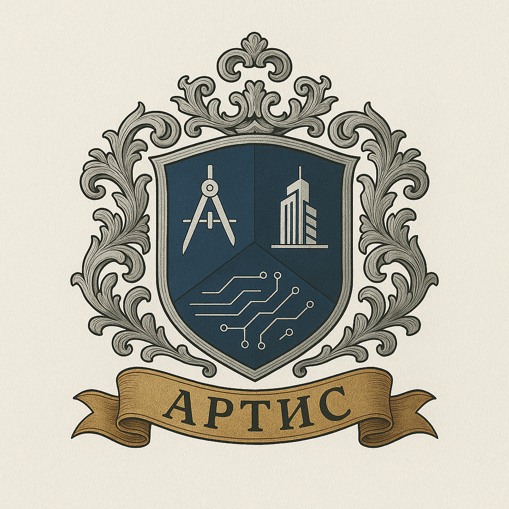 Корпоративный герб медиа-холдинга "АРТИС"