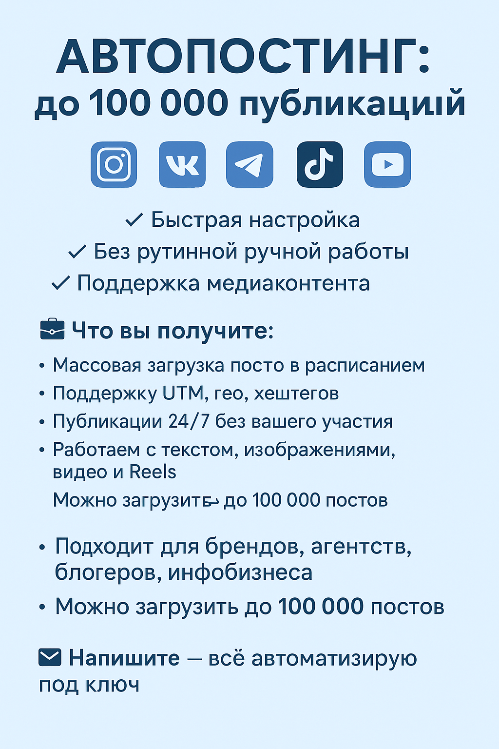 Автоматизированная публикация контента в VK и Telegram для канала о технологиях