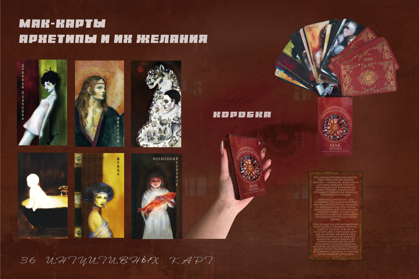 Метафорические ассоциативные карты "Архетипы и их желания"