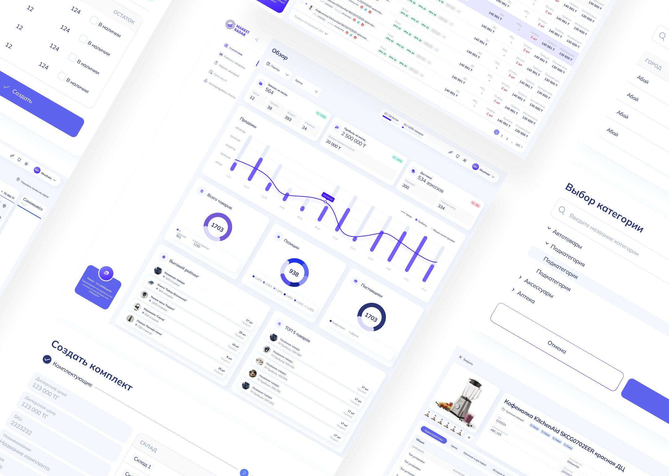 Market Radar — редизайн SaaS-платформы для продавцов маркетплейсов