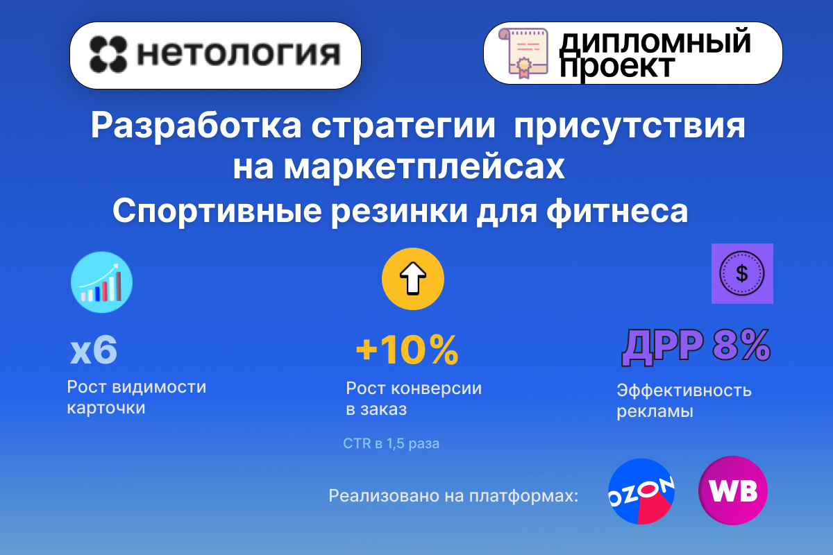 Дипломная работа на тему "Разработка стратегии присутствия на маркетплейсах"