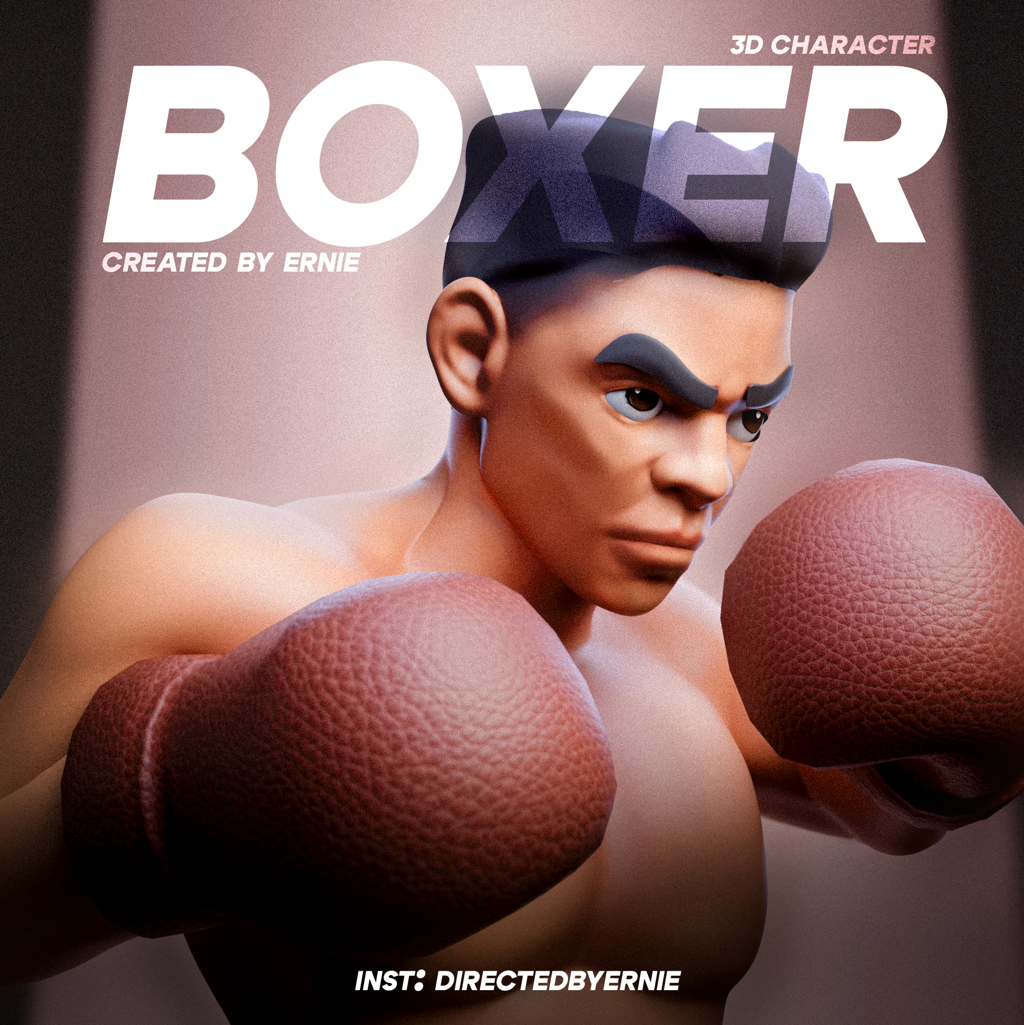Персонаж для игры под движок Unreal Engine 5. Боксер