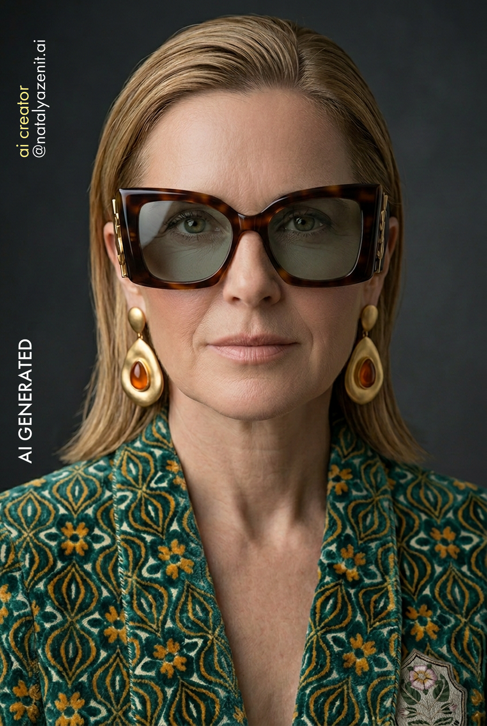 Создание нейромодели Виктории Валенти для брендов luxury fashion: 46-летняя итальянка-американка в образе Gucci Garden и Saint Laurent