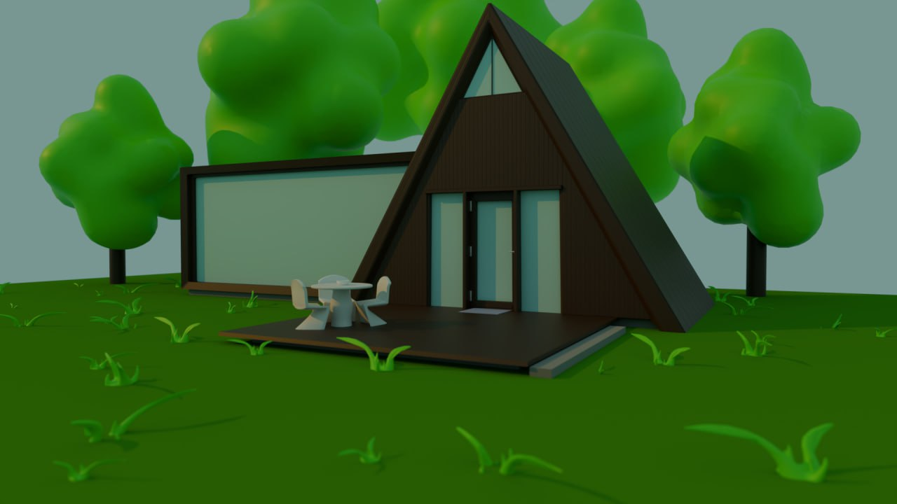 3D-модель дачного участка