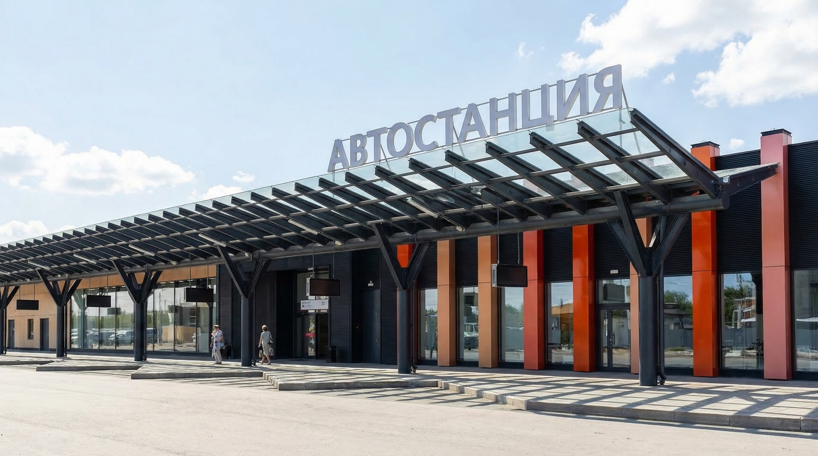 Эскиз автостанции.