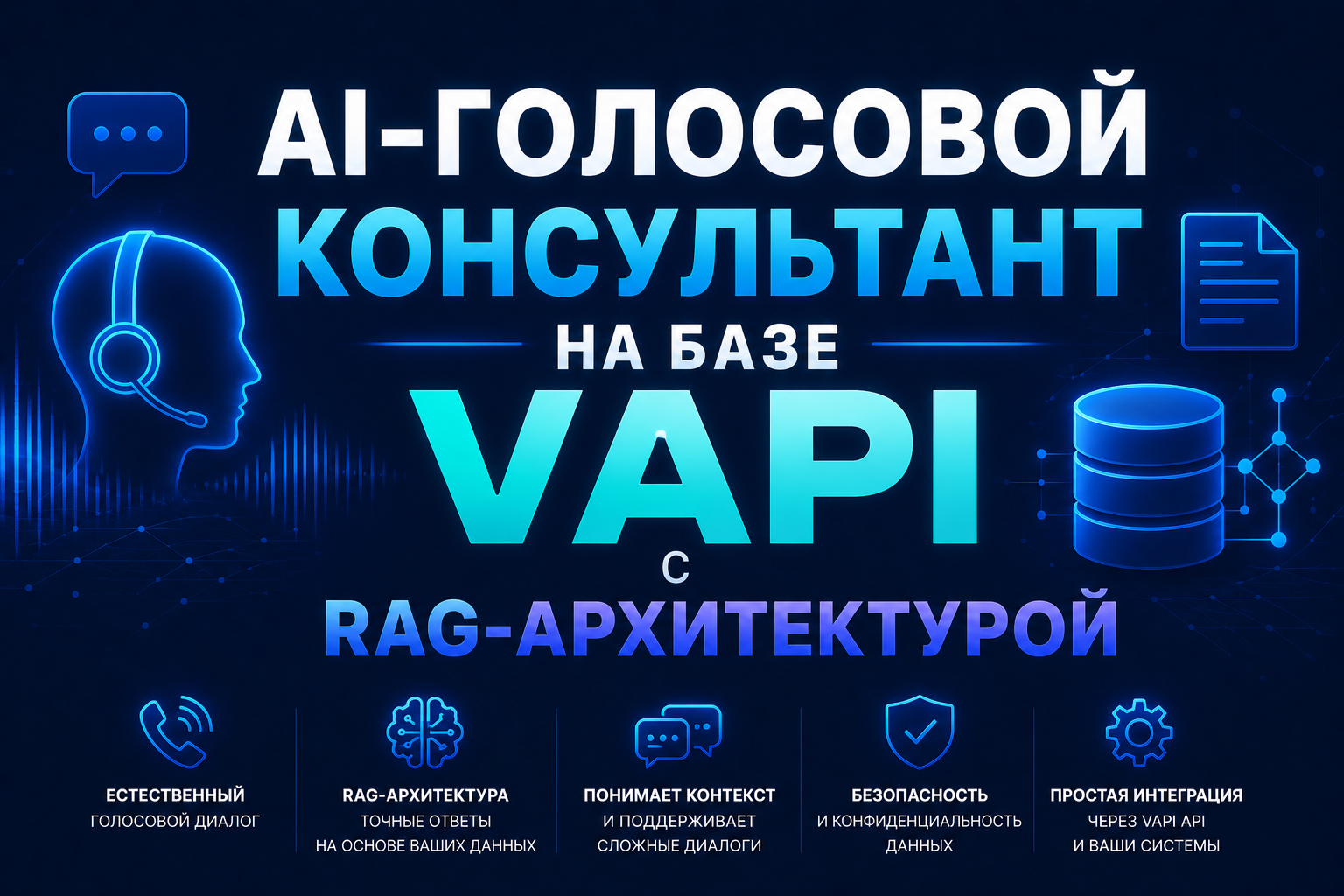 AI-голосовой консультант на базе VAPI с RAG-архитектурой