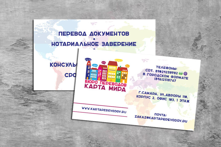 Дизайн визиток