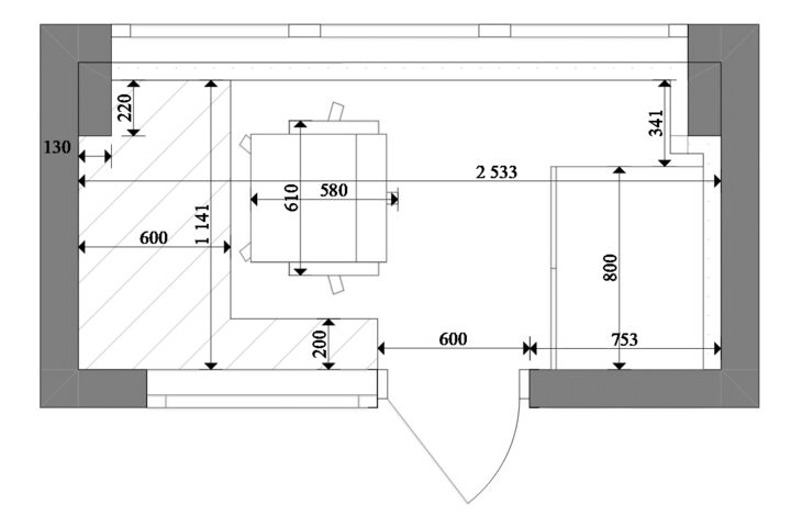 План расстановки мебели (экспресс)
