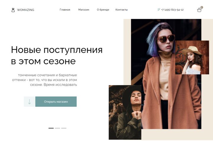 Верстка вашего макета. Стоимость 1 страницы