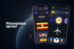 Дизайн мобильной игры Раскрась флаг