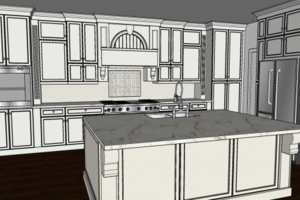 3d модель кухни в sketchup
