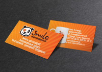 Визитка для фотоцентра Smile
