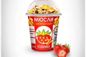 Оформление упаковки мюслей "OPTIMA"