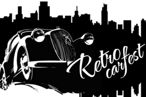 Плакат для фестиваля "Retro car fest"
