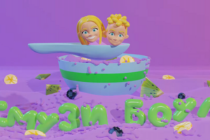 Разработка анимационной 3D-заставки для канала СМУЗИ БОУЛ