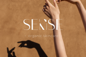 Фирменный стиль для бренда косметики SENSE