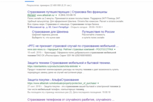 ТОП-4 по запросу "страхование мобильной техники" за 2 месяца