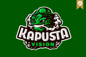 Логотип для видеоблога о кальянной индустрии - Kapusta Vision
