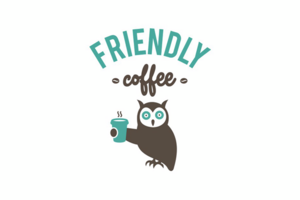 Логотип для сети кофеен - Friendly coffee