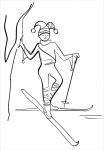 Skier. Лыжник.