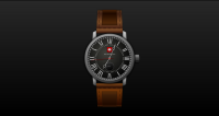 time of Swiss watches vector