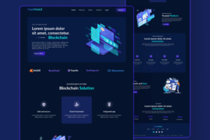 Разработка сайта для WEB3 платформы