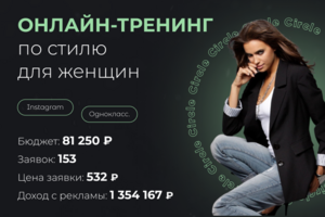 Онлайн тренинг по стилю для женщин