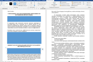Статья по ИЯ