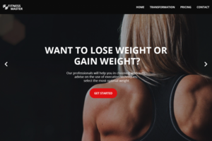 Fitnessmaster - корпоративный сайт для фитнеса