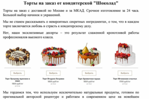 Мастерская десертов Шоколад: сладкие, креативные описания