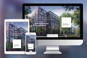 ЖК Малоохтинский68 в Спб (9 макетов) - дизайн сайта UX/UI