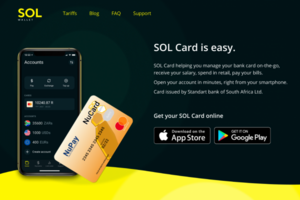 Вёрстка лендинга SOL Wallet