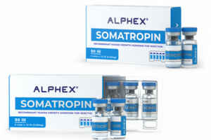 Somatropin ампулы лекарства в коробке